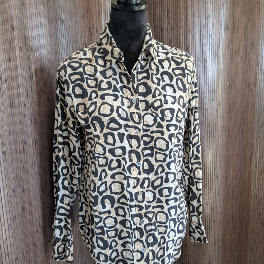 Equipment Femme Essential Shirt 100% Silk XS